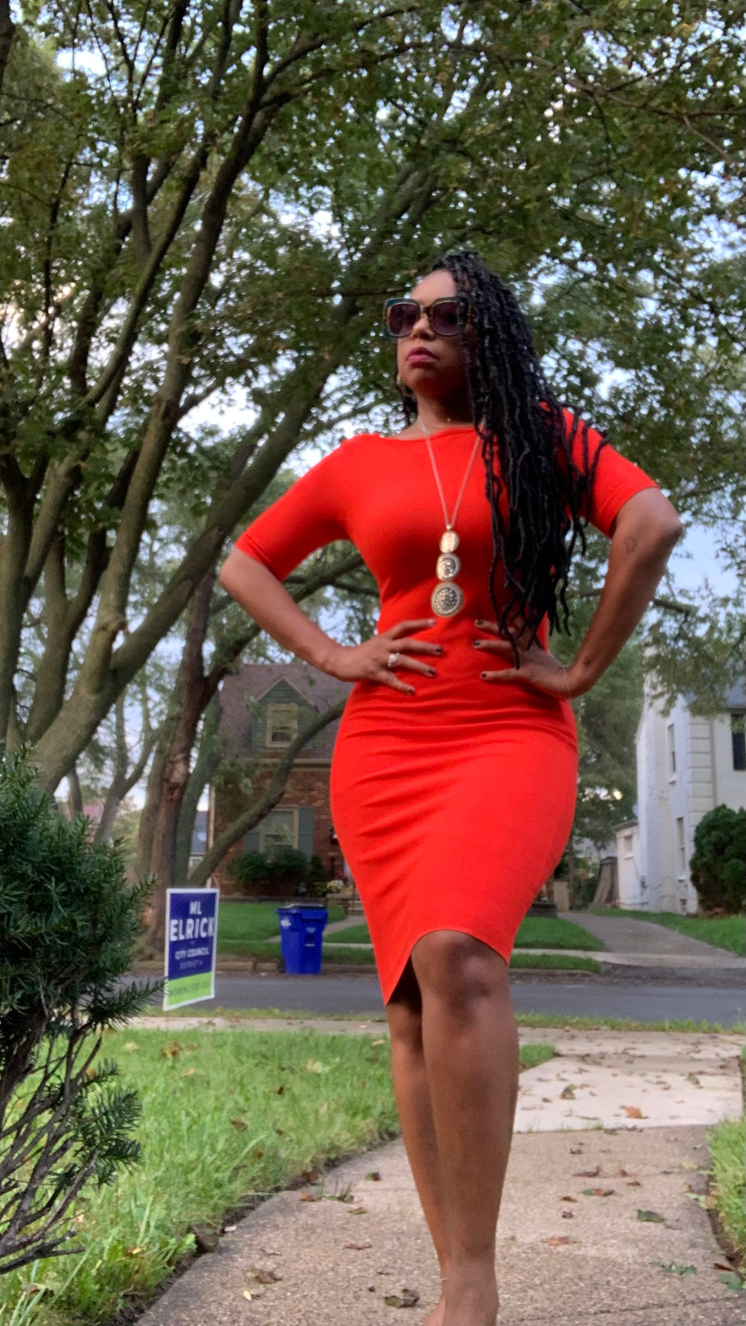 Red Pencil Dress Thrift On the Ave. Red Pencil Dress Thrift On the Ave.