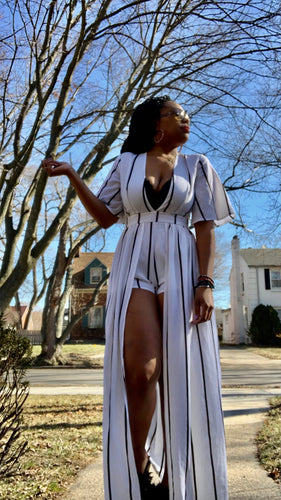 Striped Skort Dress